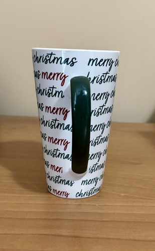 Joyland Merry Christmas Mug With Lid & Handle Red & Green - Imagen 3 de 7
