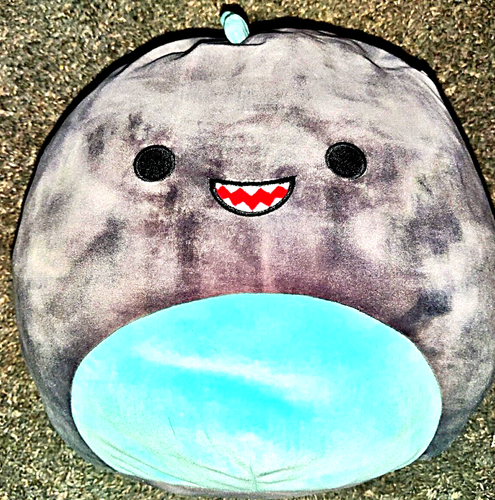 Squishmallow Large 12"Chuey the Dinosaur BLue&Grey Stuffed Plush Animal EX CLEAN - Picture 1 of 2