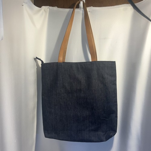 ANABAGLISH Jean Embroidered Market Bag Tote Purse Large Leather Shoulder Strap - Picture 3 of 9
