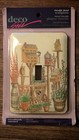 Birdhouse Light Switch Cover 5" Steel Wall Plate Prairie Farmhouse Flower Garden