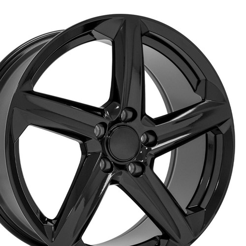 19" & 20" Staggered Black Wheels Set Fit Corvette C8 Z06 Style Rims - Picture 1 of 7