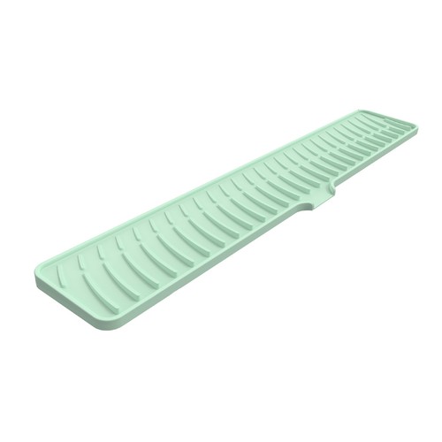 Tidy Kitchen Counter Mat Anti-slip Drainage Silicone Drain Pad Faucet Splash - Picture 16 of 16