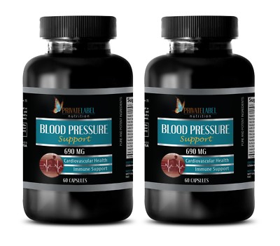 Powerful Antioxidant - BLOOD PRESSURE SUPPORT - Vitamin C - 2 Bottles