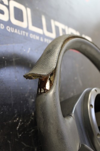 2006 Mitsubishi Lancer Evolution EVO 9 MOMO Leather Steering Wheel - Foto 4 di 14
