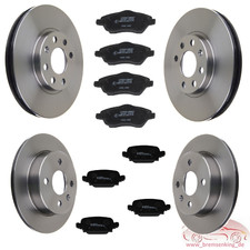 Opel Tigra Twin Top Bremsen Set Bremsscheiben + Beläge VORNE + HINTEN