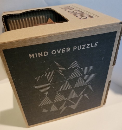 Pure Genius Acorn Brainteaser Wooden Puzzle New From Project Genius - Picture 3 of 5