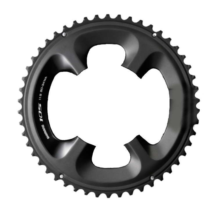 SHIMANO 105 11-speed RB Chainring 50T 52T 53T for FC-5800 (Black) | eBay