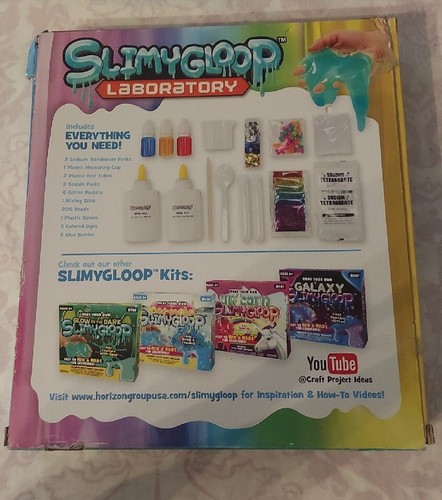 SLIMYGLOOP LABORATORY MIX AND MAKE 5 SLIME CREATIONS *DISTRESSED PKG - Bild 2 von 2