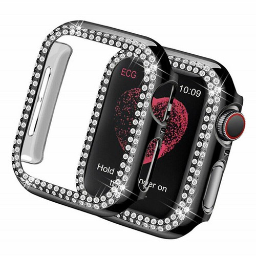 Bling Diamond Watch Band Strap + Case For Apple Watch SE Series 6 5 4 3 2 1 - Picture 12 of 22