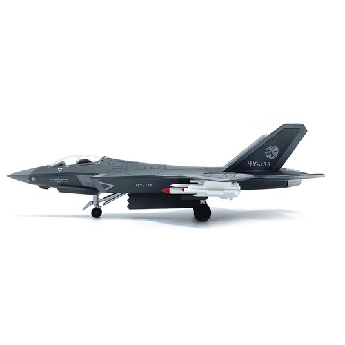 6.9in 1/100 China Air Force J-35 Fighter Alloy Model Military Aircraft Decor - Picture 6 of 14