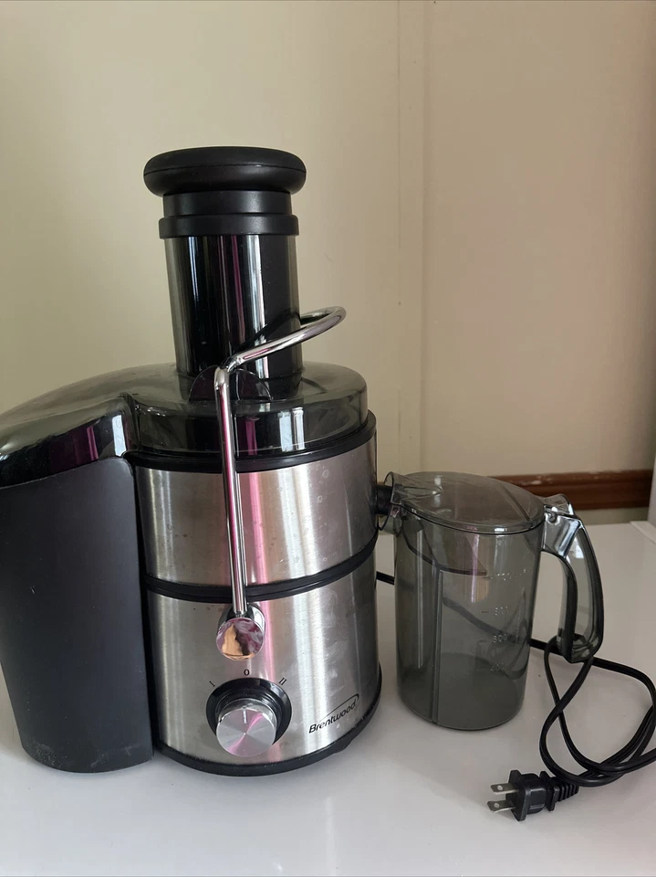Extractor de jugo eléctrico de acero inoxidable BRENTWOOD JC-500 800W Foto 2 de 3