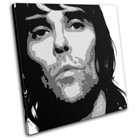 Ian Brown Stone Roses Pop Abstract Musical SINGLE CANVAS WALL ART Picture Print