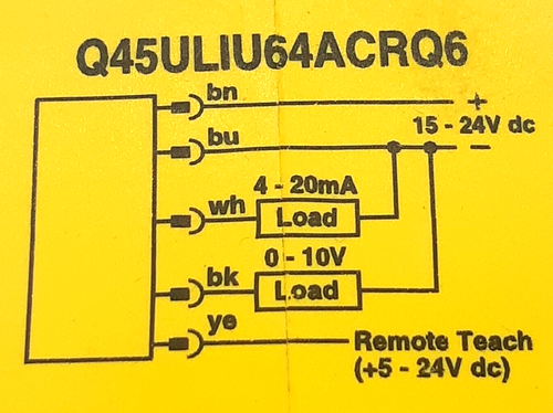 Sensor de proximidad Banner Q45ULIU64ACRQ6 / 47554 - Imagen 3 de 5