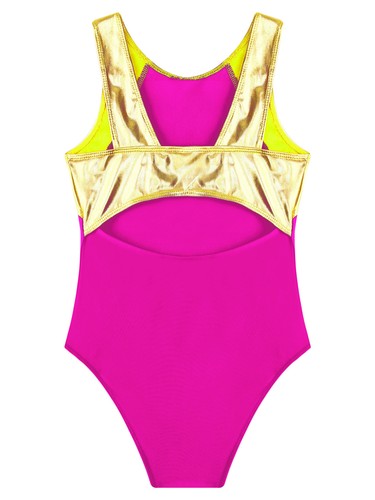 Niños Niñas Body Gimnasia Mono Lentejuelas Leotardo Entrenamiento Una Pieza Yoga - Imagen 41 de 50