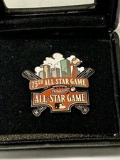 75Th All-Star Ga Pin Baseball  In Case  2004 Houston Lapel Pin