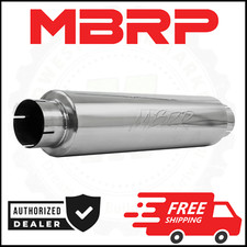 MBRP Quiet Tone Muffler Resonator | 4" Inlet Outlet | 24" Body 6" Dia | T409