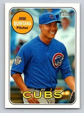 Jose Quintana 2018 Topps Heritage Cubs  #126