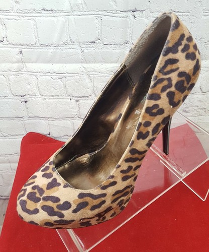 Charlotte Russe Platform Leopard Print With 6" Heel Size 9 - Picture 2 of 11
