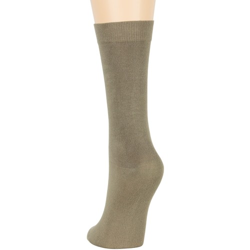 4er-Pack solide dünne elegante atmungsaktive Crew-Damensocken Bambus Medium 9-11 khaki - Bild 6 von 9