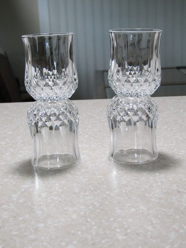 Set of 4 Cristal D'Arques Durand Longchamp Shot or Liqueur Glasses - Picture 12 of 13