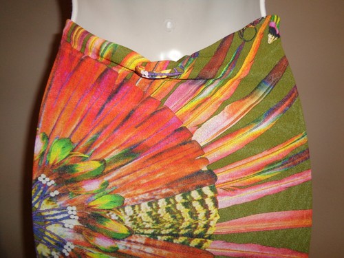 SPECTACULAR, CRAZY RARE, NWT JEAN PAUL GAULTIER FLORAL PRINT MAXI DRESS - Picture 8 of 12