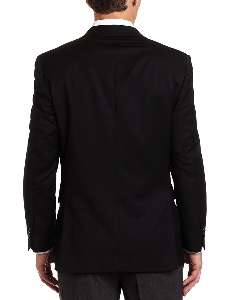 Abrigo Tommy Hilfiger 165898 Para Hombre Piel de Tiburón Dos Botones Ajuste Separado Talla 42R Foto 2 de 3