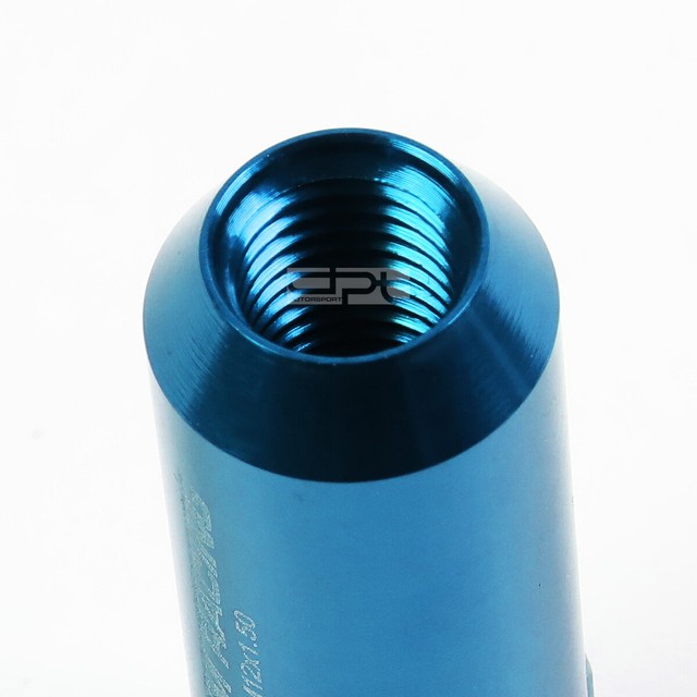 Fit Is250 Is350 Gs460 Light Blue 20X 60Mm Rim Anodized Wheel Lug Nut