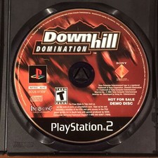 PS2 Downhill Domination Not For Sale Demo CD Disc