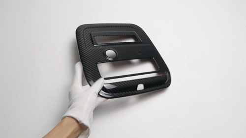 Dry Carbon Fiber Roof Control Reading Light Cover Trim For Ford Bronco 2021-2024 - Video 1 of 1