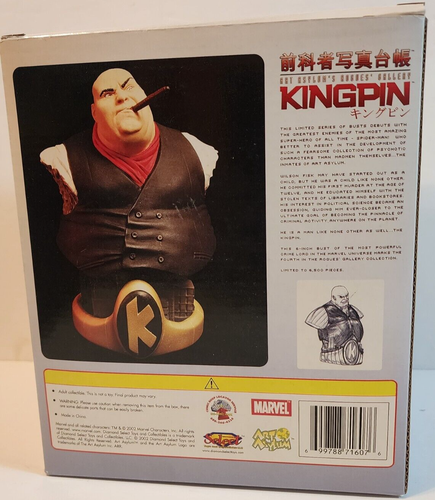 KINGPIN RESIN BUST - ART ASYLUM'S ROGUES GALLERY -DIAMOND SELECT #773/6,500-2002 - Picture 12 of 20