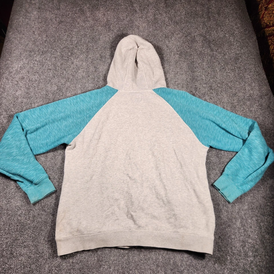 Sudadera con Capucha Neff Para Hombre Talla Grande Manga Larga Cremallera Completa Gris Con Capucha Patinador Cordón Foto 3 de 4