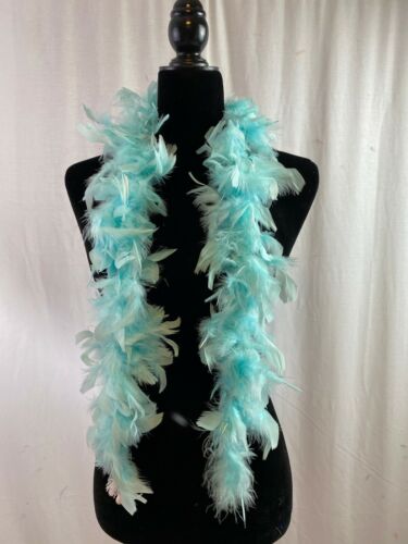 2 Piece 25 Gram, 4 Feet Long Chandelle Feather Boa, Party, Kid Feather Boa - Picture 37 of 40