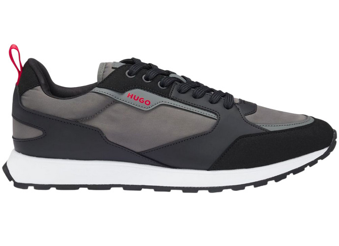 HUGO BOSS SHOES MEN ICELIN RUNN PUMF OPEN GREY 50536568060