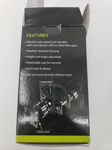 Bracketron RWA-299-BX black All-Weather Soft Case Bike Mount never used open box - Picture 3 of 11