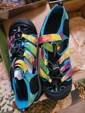 KEEN Newport Retro Original Sandals Rainbow Tie Dye  Sz 6 Eur 38 New Retail $140