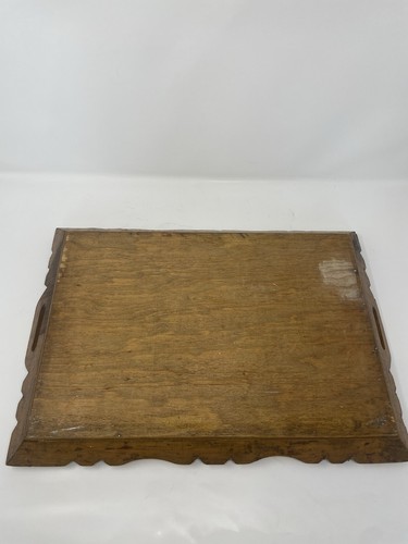 Vintage 18" handgefertigtes Serviertablett aus Holz gefliest. Couchtisch Tablett - Bild 4 von 9