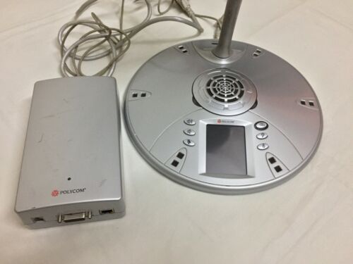 Polycom CX5000 Microsoft Round Table Video Conference System With Power Data Box