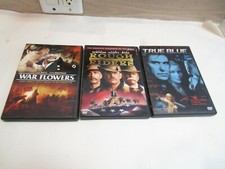 3 Tom Berenger films: Rough Riders (06, 2-Disc) War Flowers (13) True Blue (02)
