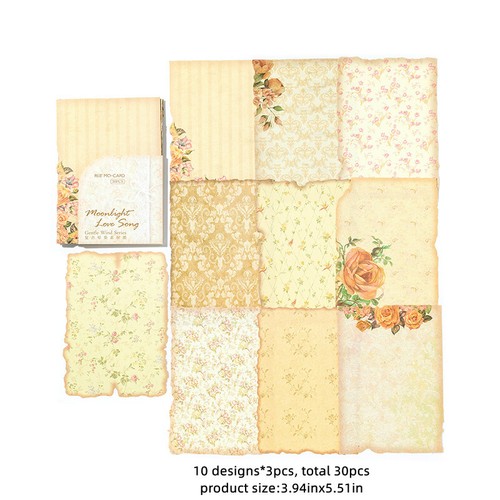 30Pcs Vintage Scrapbook Paper DIY Junk Journal Planner Supplies Wall Collage Art - Picture 16 of 16