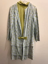 Lou-Ette California Vintage Womens Dress And Matching Coat Fit Sz 2/4