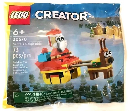 LEGO CREATOR: Santa's Sleigh Ride (30670) ottimo valore nuovo sigillato - Foto 3 di 4