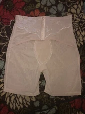 CROWNETTE LONG LEG STOMACH CONTROL GIRDLE W/HOOKS SIZE 48 WAIST 34-44"