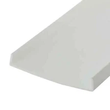 Outwater Plastics White 2'' Styrene Plastic U-Channel/C-Channel-1-Parent