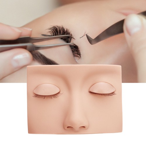 Lash Mannequin Head with 3 Pairs Replaceable Eyelid Silicone Eyelash Extension - Picture 13 of 21