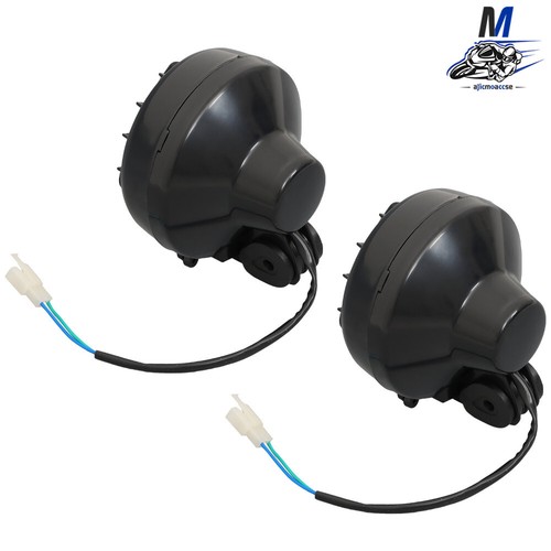 2 x Headlights For Yamaha Banshee 1987-2006 lens bulbs lights grills Warrior New - Picture 4 of 12