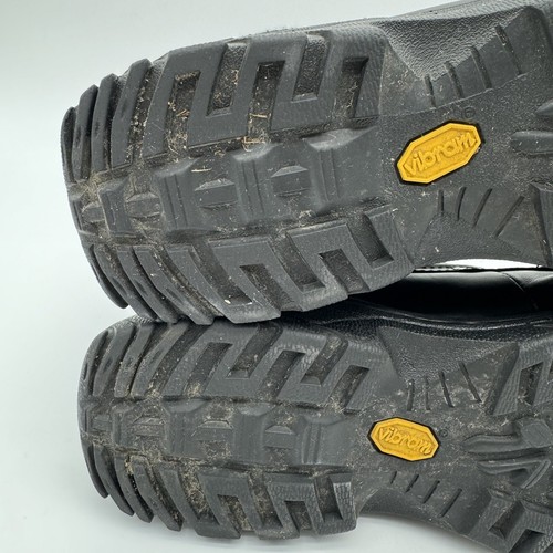 UGG Men 11 Black Wynton Waterproof Leather Canvas Winter Snow Lace Boot Vibram - Picture 10 of 23