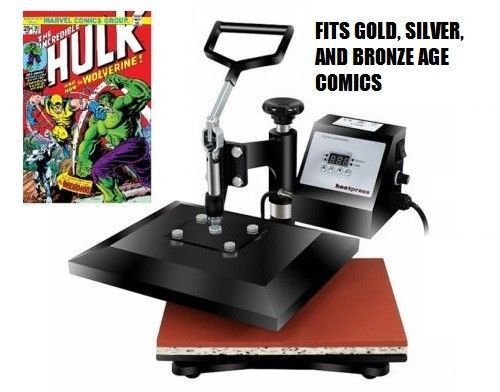 NEW Comic Book Heat Press! Improve Your Comics Grades! Golden Silver Bronze Age  - 第 1/9 張圖片