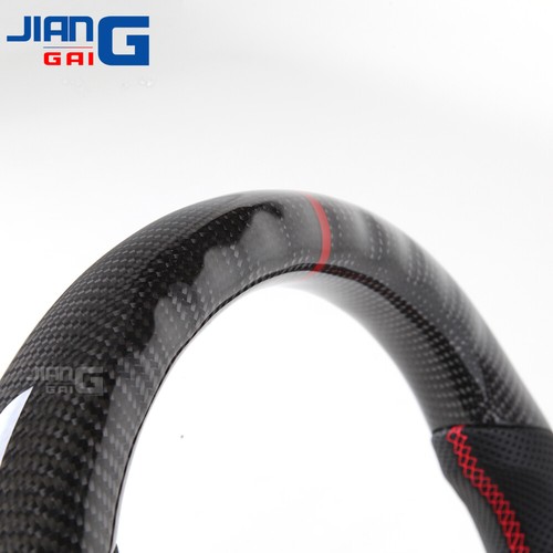 Real Carbon Fiber Sport Steering Wheel For Chevrolet Camaro 16-24 with CF Trim - Picture 9 of 11