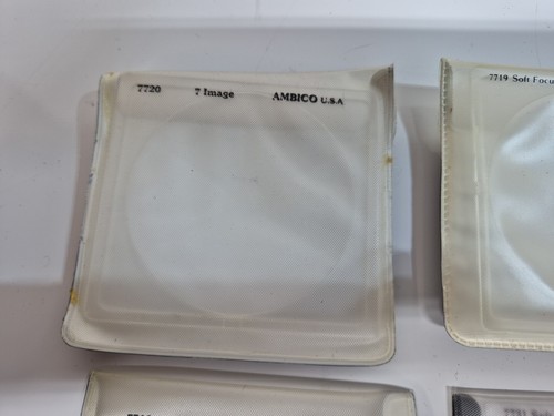 Lot of 7 Camera Lens Filters Diffusers Ambico Spiratone - Picture 2 of 9