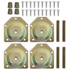 4 Pcs 12 Degree Angle Plate Chair Leg Repair Sofa Table Gasket Bracket New